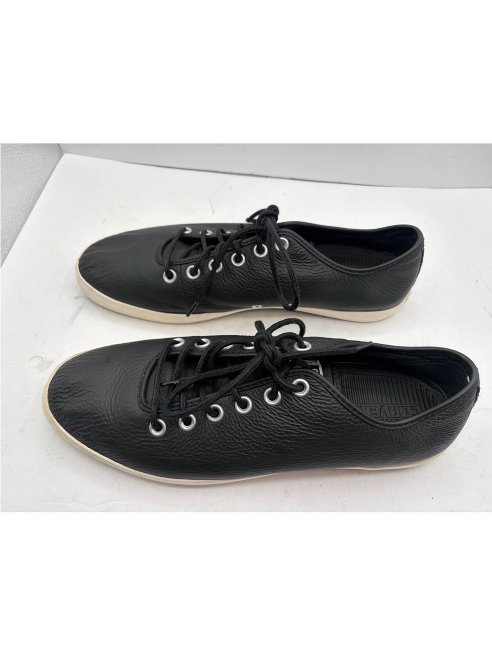 Converse All Star Sideways Ox Men size 11 Leather Casual Black Shoes - Picture 2 of 16
